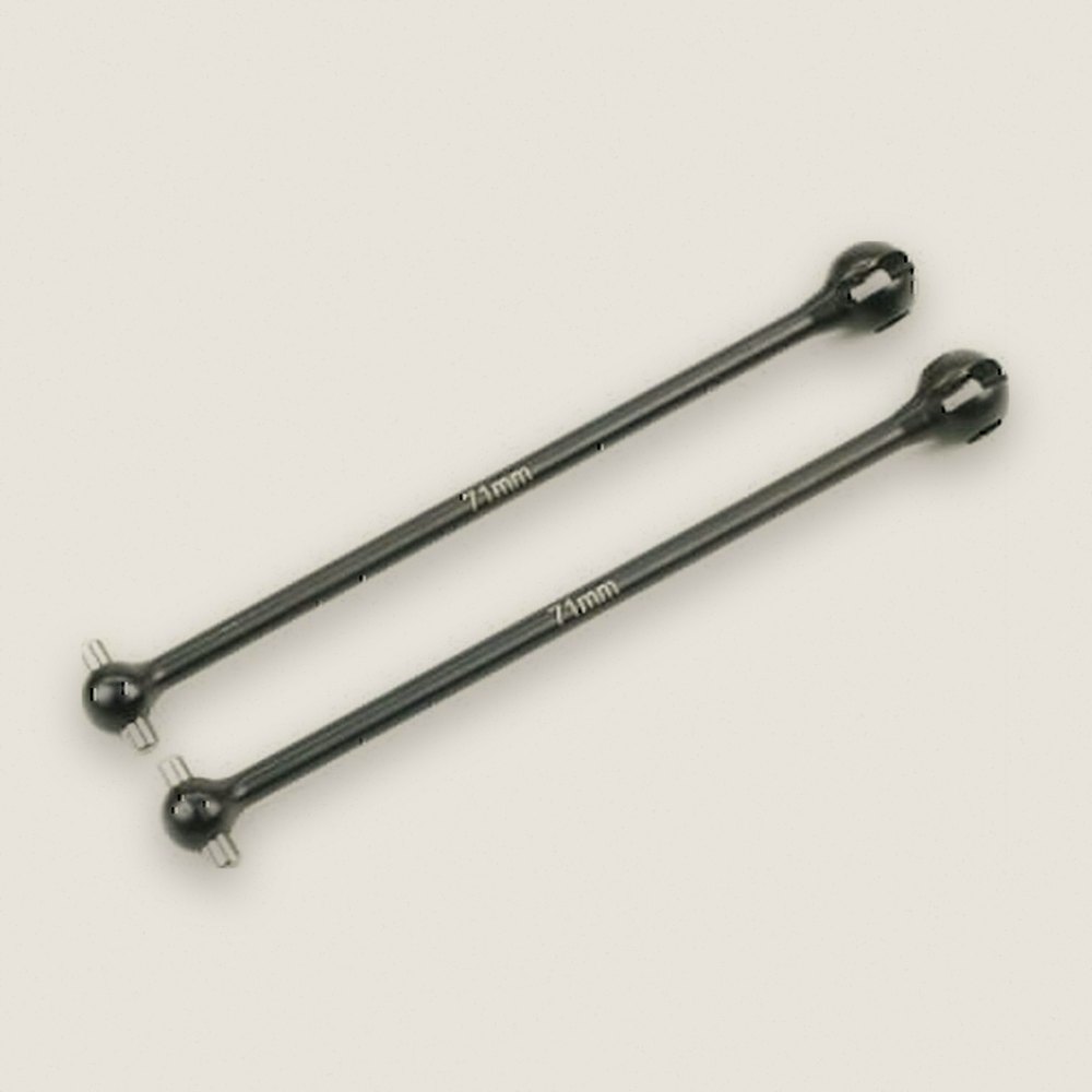 Driveshafts, Rear Hardened Steel, 2 Pieces for EB410.2 - Tekno RC