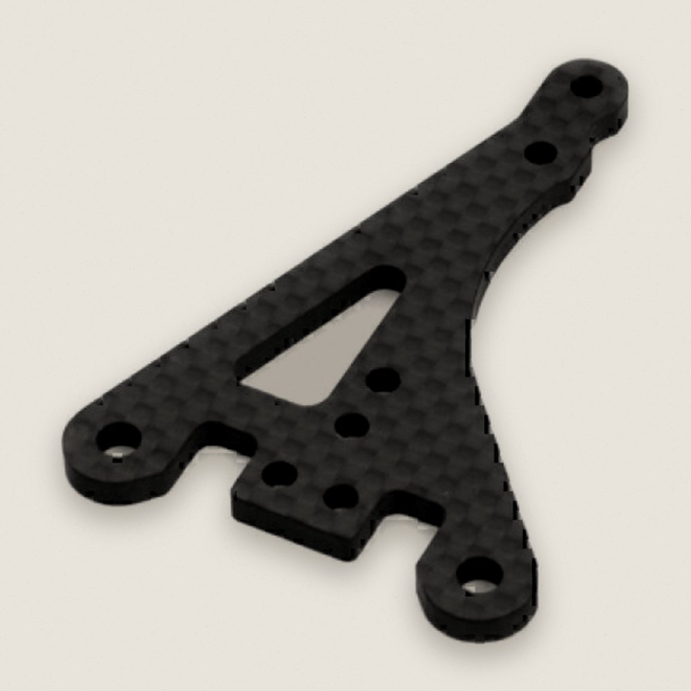 Steering Top Plate, Carbon Fiber for EB410 - Tekno RC