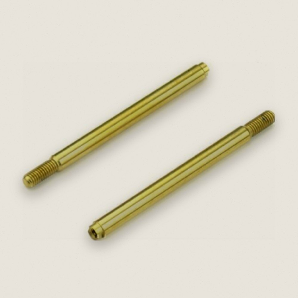 Shock Shafts, Rear Steel TiNi Coated, 2 Pieces for EB410 - Tekno RC