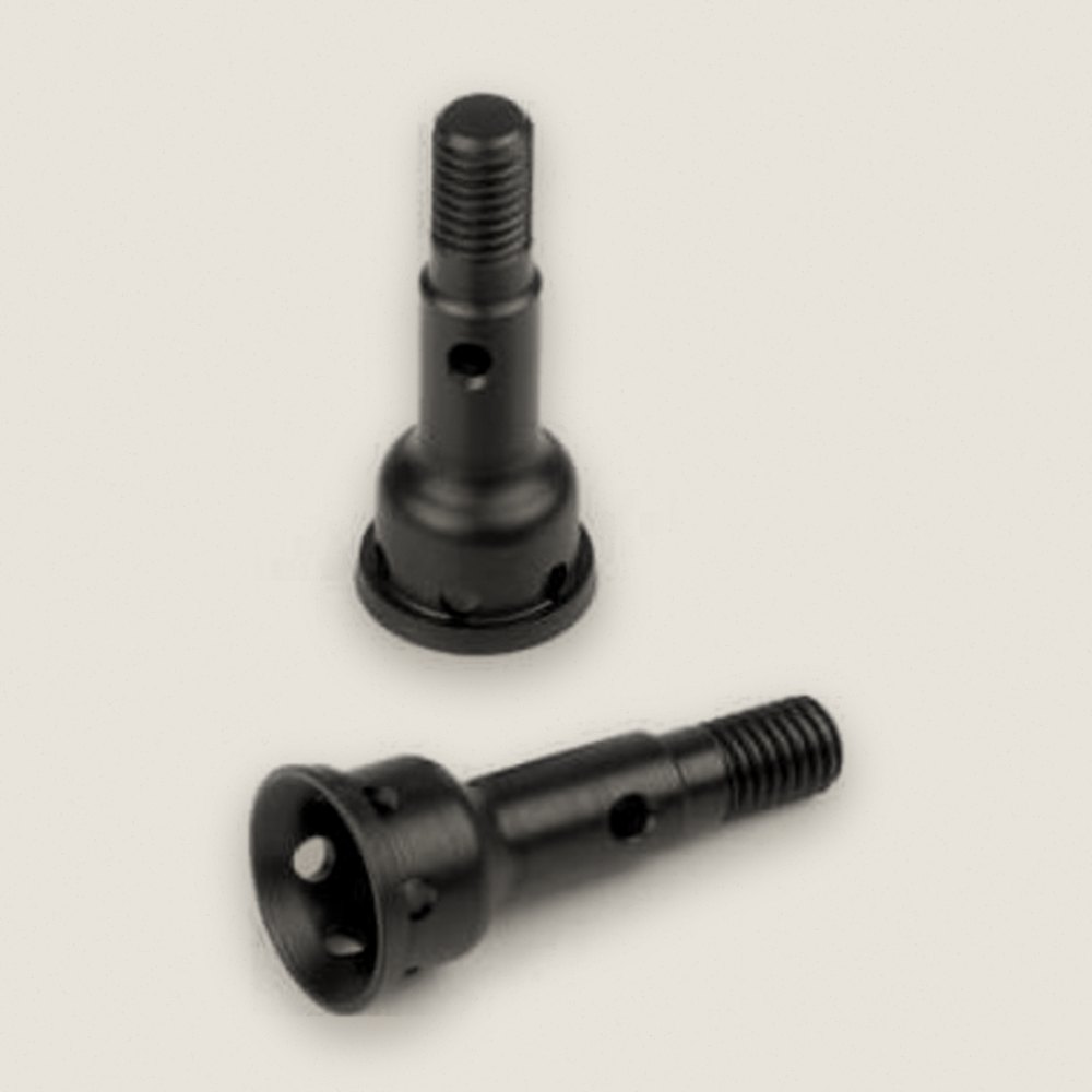 Stub Axles, M5 Thread, Hardened Steel, 2 Pieces, for SCT410SL - Tekno RC