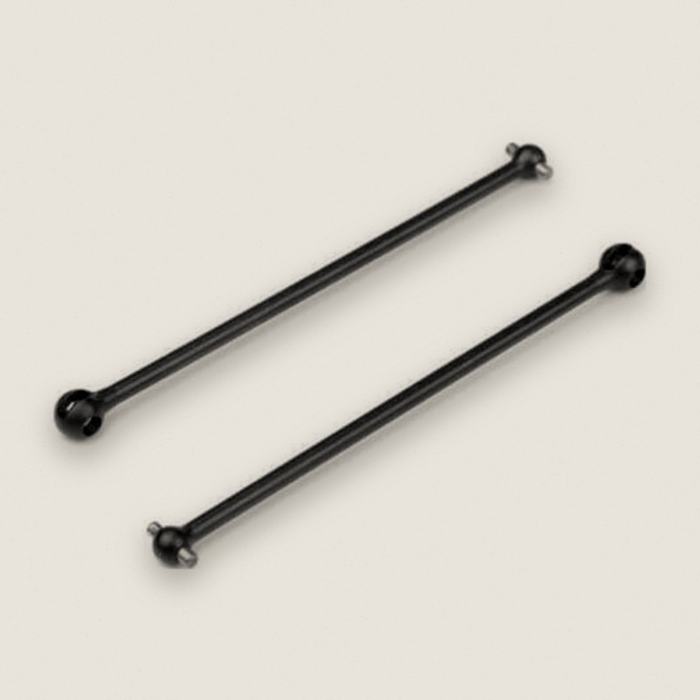 Driveshafts, Front/Rear, Hardened Steel, 2 Pieces, for ET410 - Tekno RC