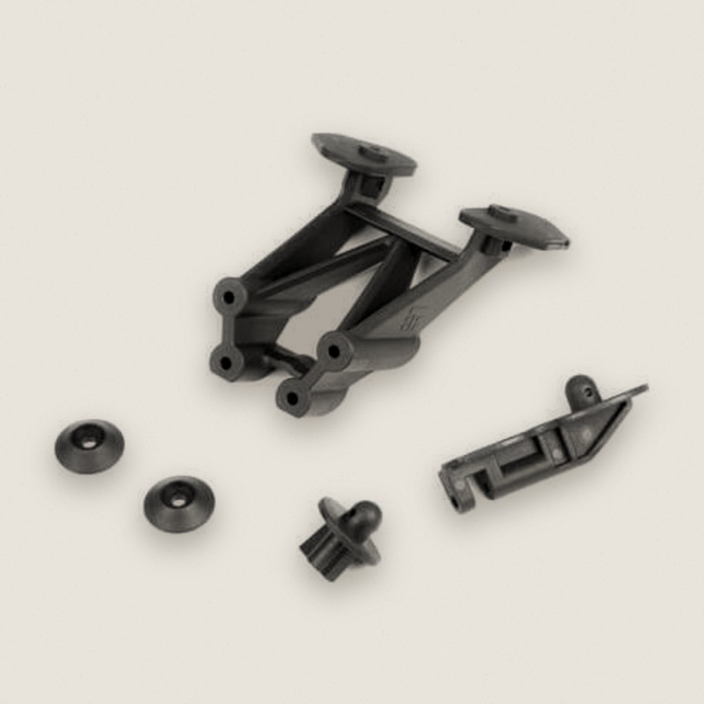 Wing Mount with Body Mounts, 2.0 - Tekno RC