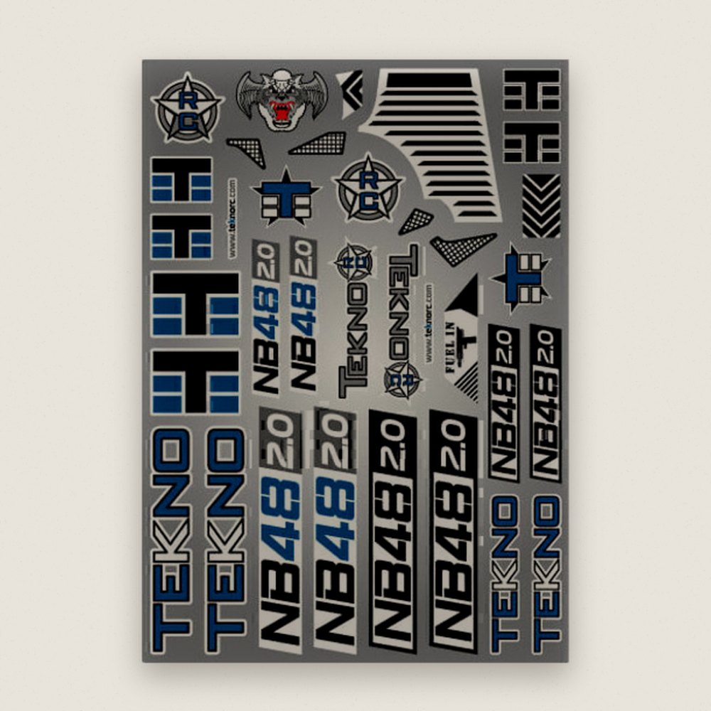 Decal Sheet for NB48 2.0 - Tekno RC