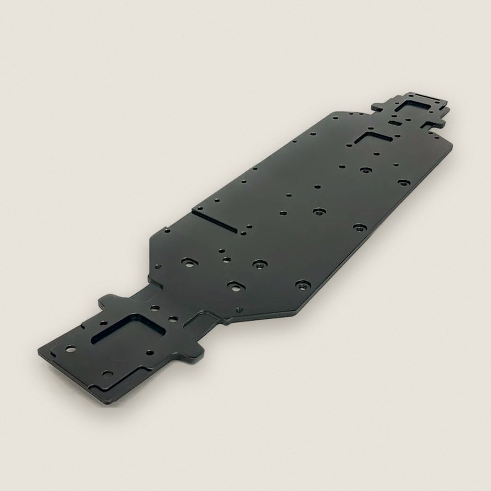 Chassis 4mm Black Ano Mt410 2.0