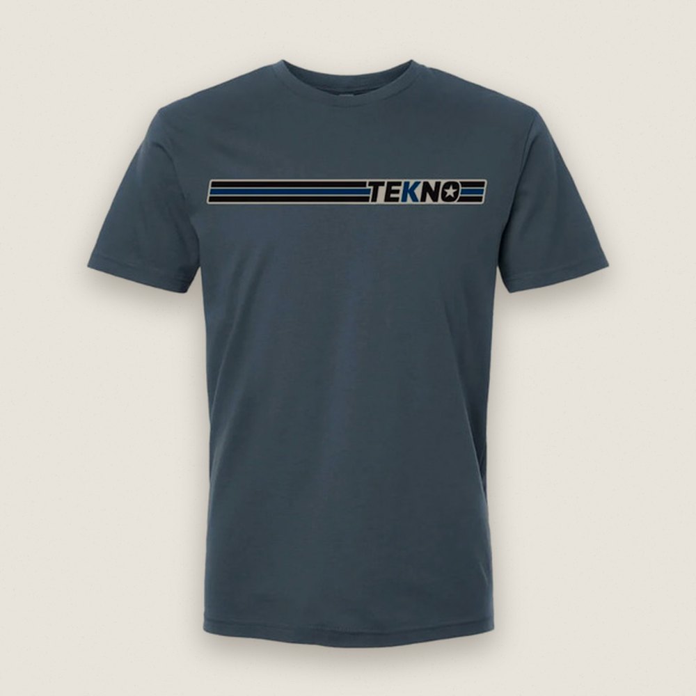 Medium Tekno RC T-Shirt (Classic T Logo slate blue heather)