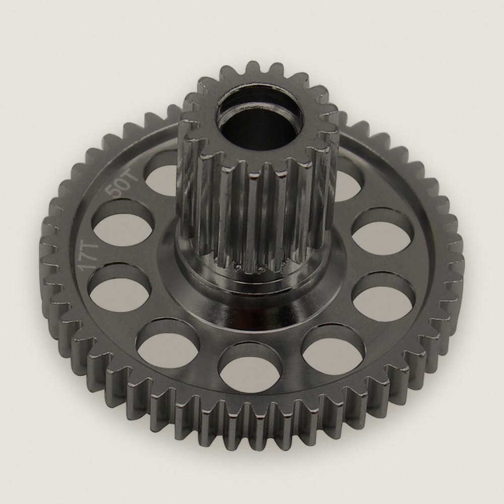 Aluminum Counter Gear (17/50t) - Tamiya Lunch Box Hornet