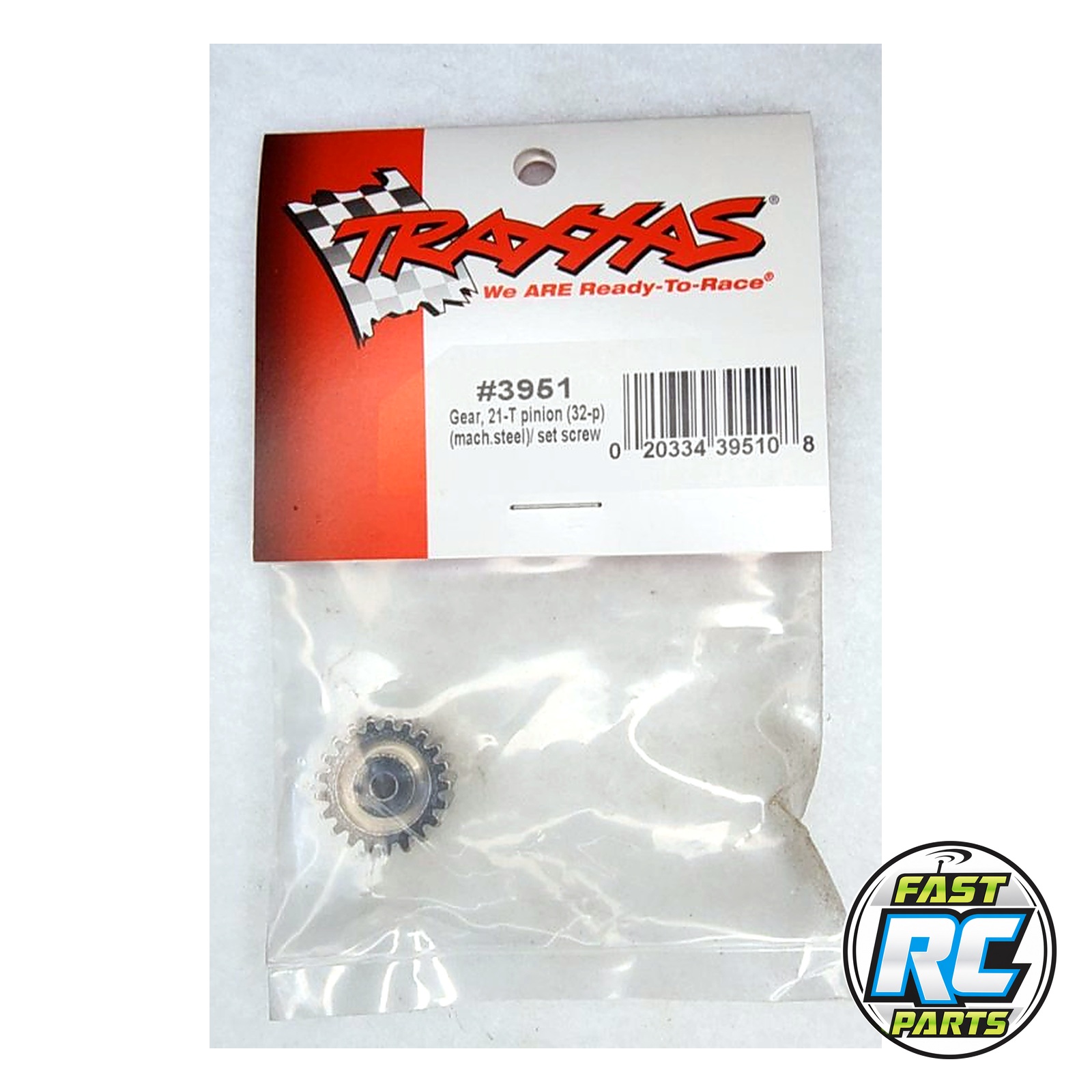 Machined Steel Gear, 21-T Pinion (32-P) with Set Screw - Traxxas