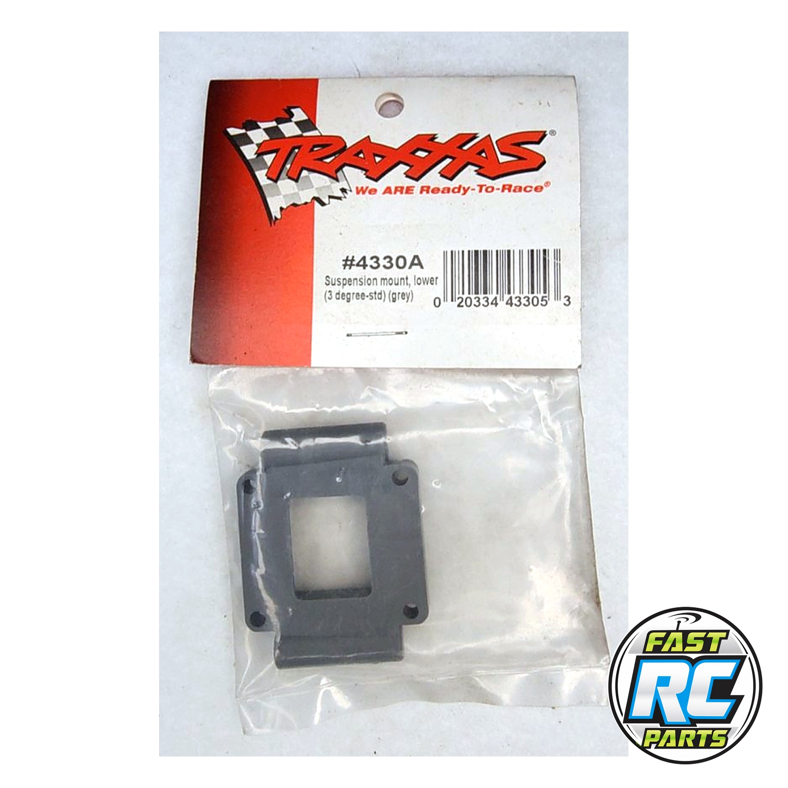 Grey Lower Suspension Mount, 3 Degree Standard - Traxxas