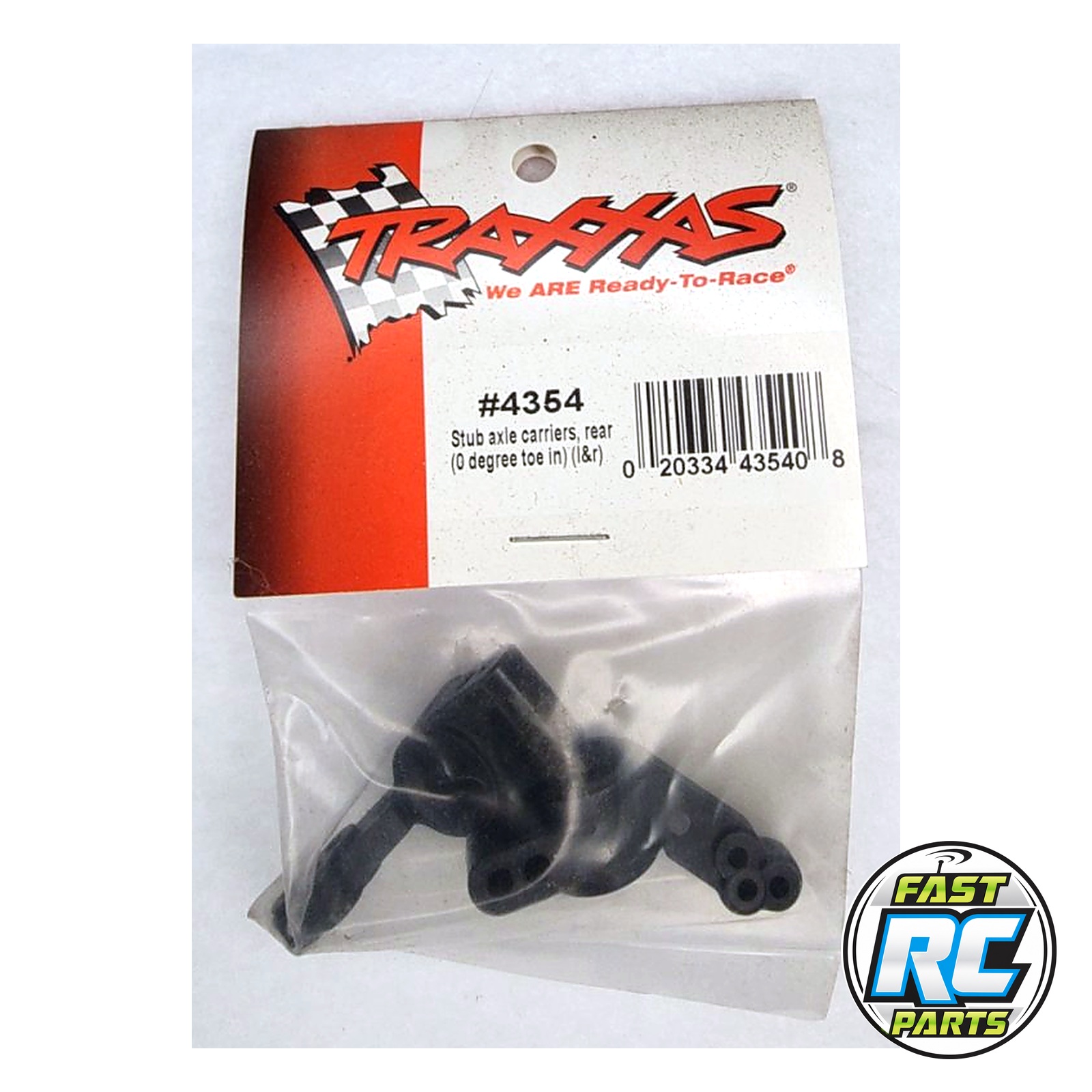 Rear Stub Axle Carriers, 0 Degree Toe-In, Left & Right - Traxxas