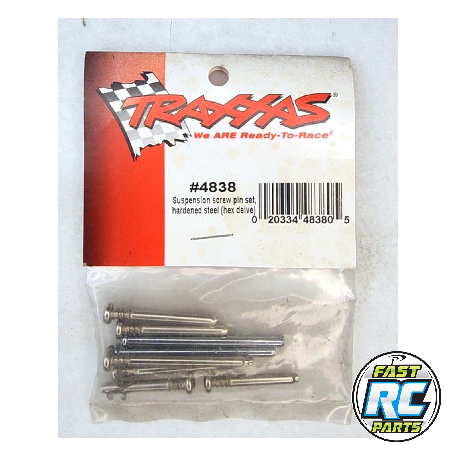 Hardened Steel Suspension Screw Pin Set, Hex Drive - Traxxas