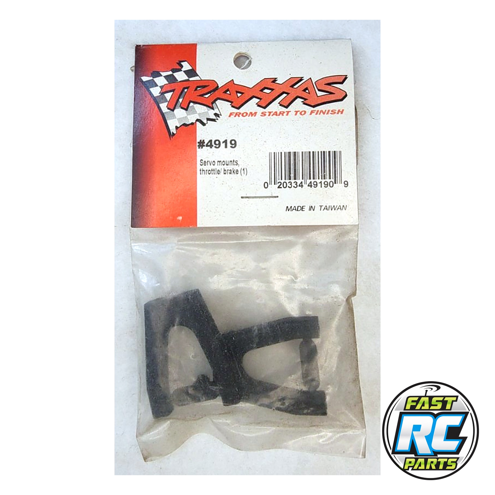 Throttle & Brake Servo Mount (1), Black - Traxxas