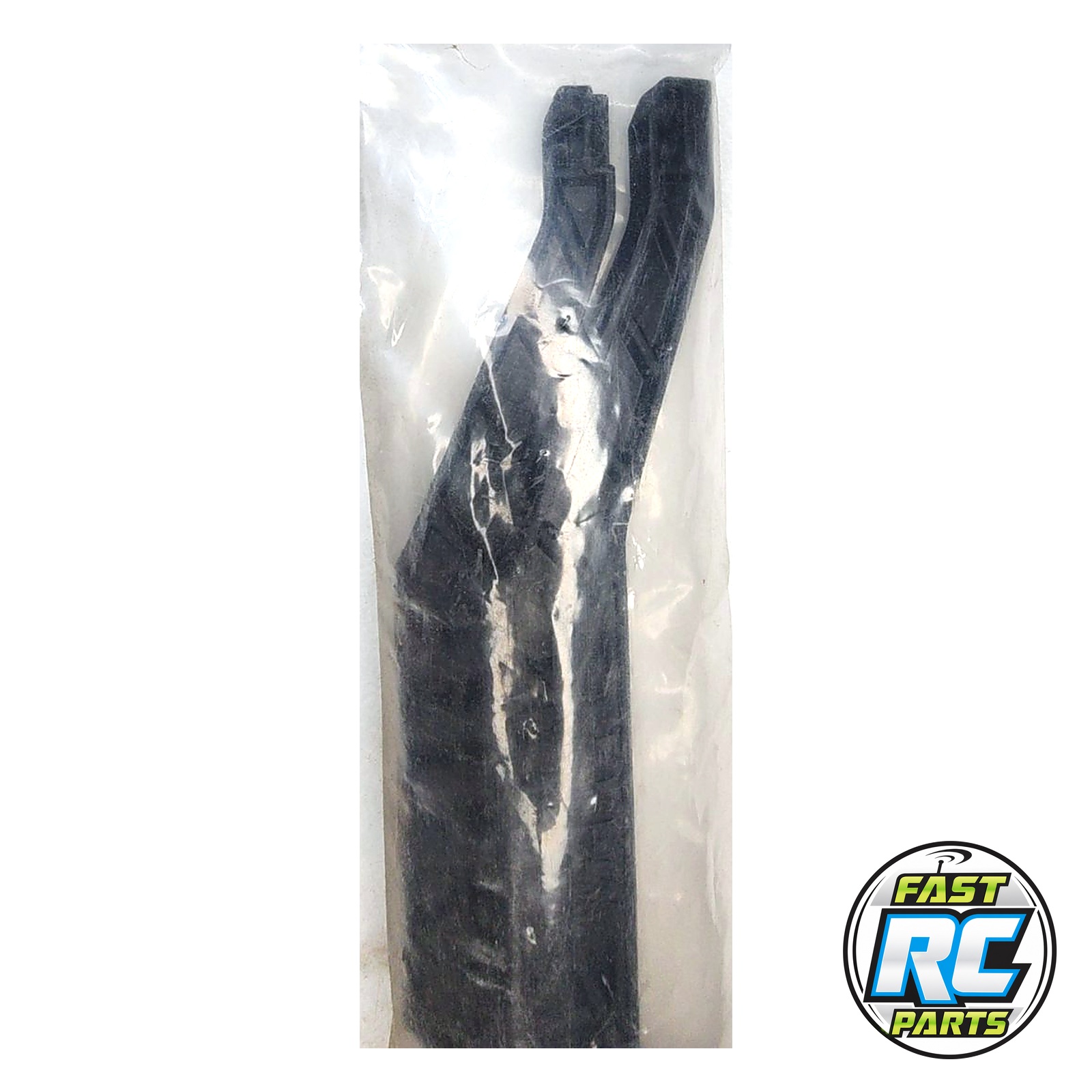 Chassis braces, lower (black) (for long wheelbase chassis) (2)