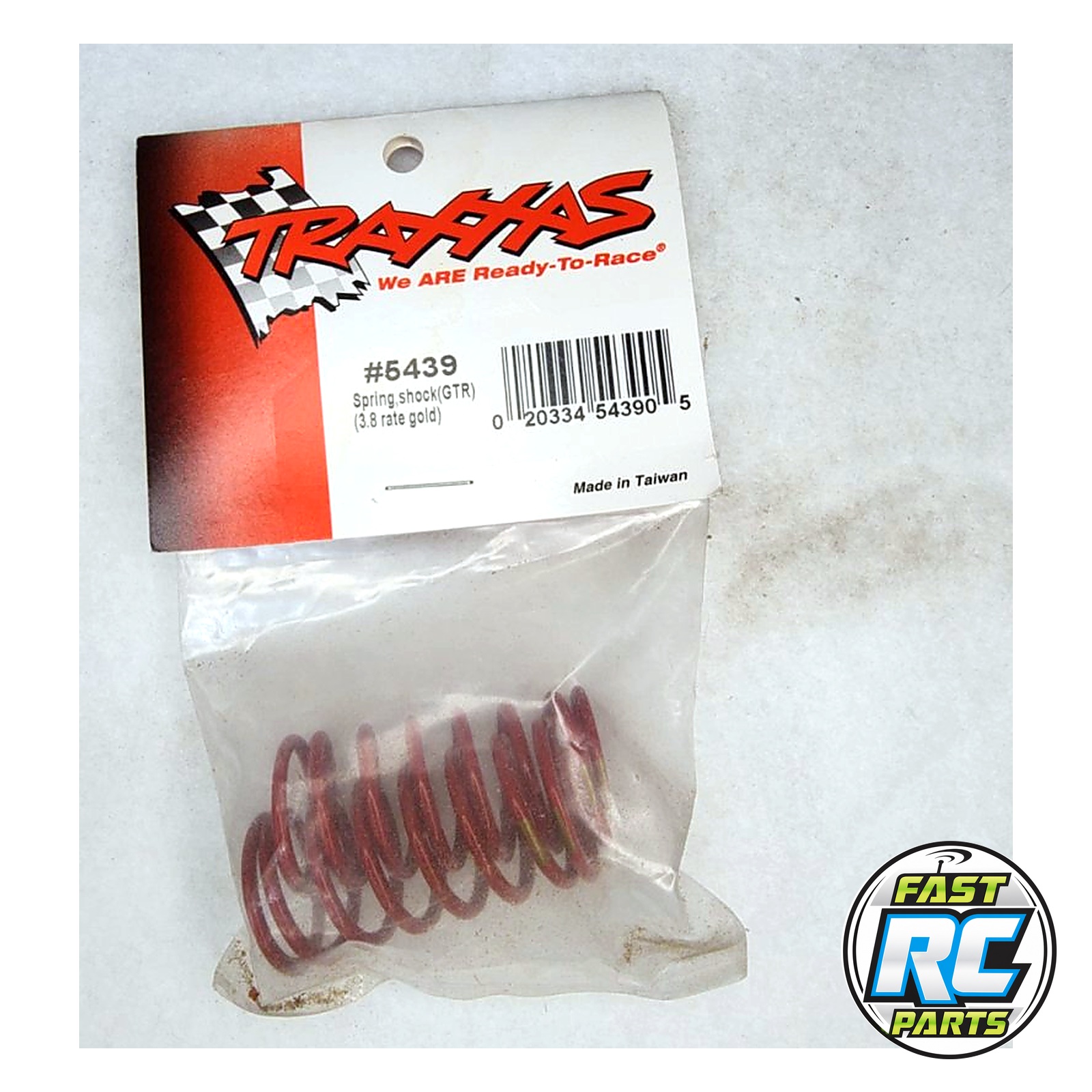 Spring, shock (red) (GTR) (3.8 rate gold) (1 pair)