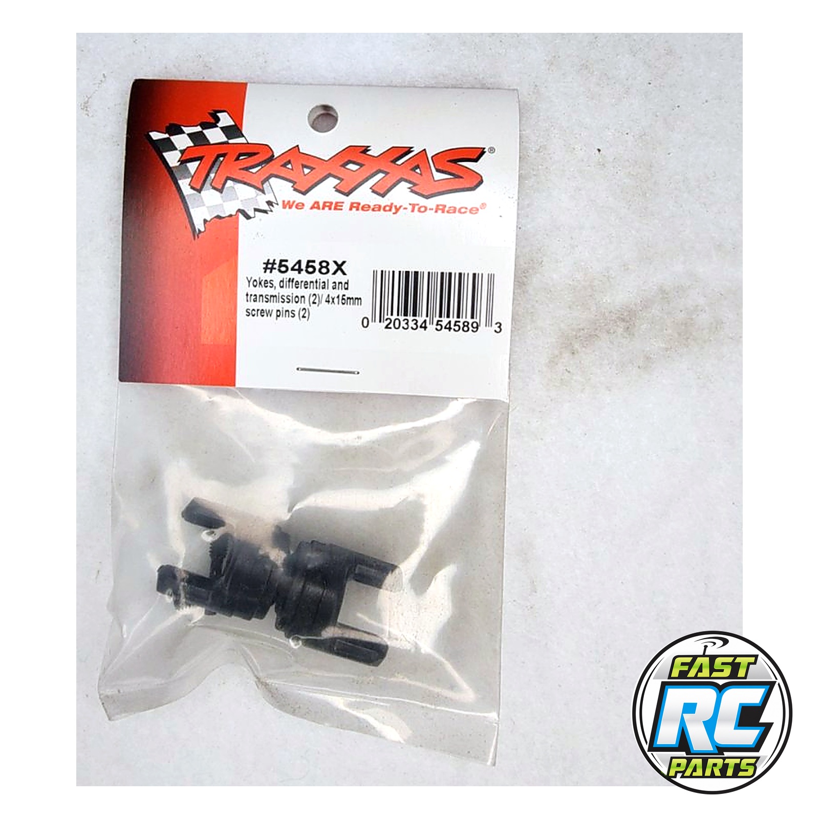 Yokes, differential and transmission (2)/ 4x15mm screw pins (2)