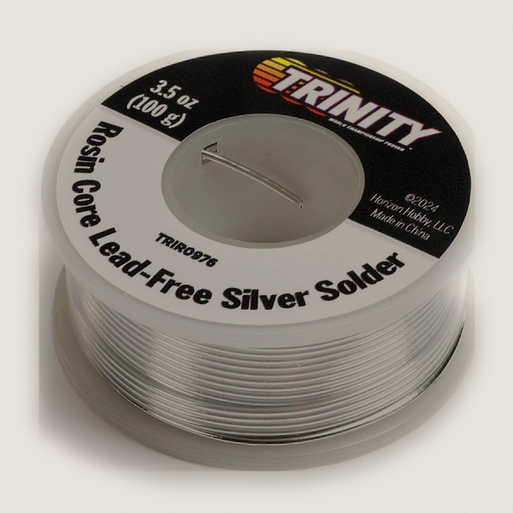 Solder, Lead-Free Silver Rosin Core 100g - Trinity