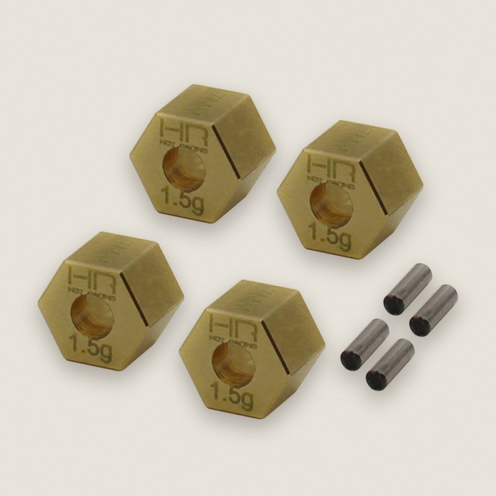Brass Stock Wheels hub+1.5mm wide hex TRX4-M