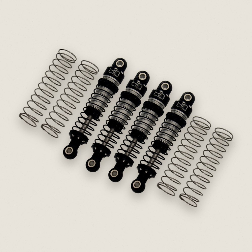 Shocks, Threaded Aluminum Full Set for TRX4-M - Hot Racing