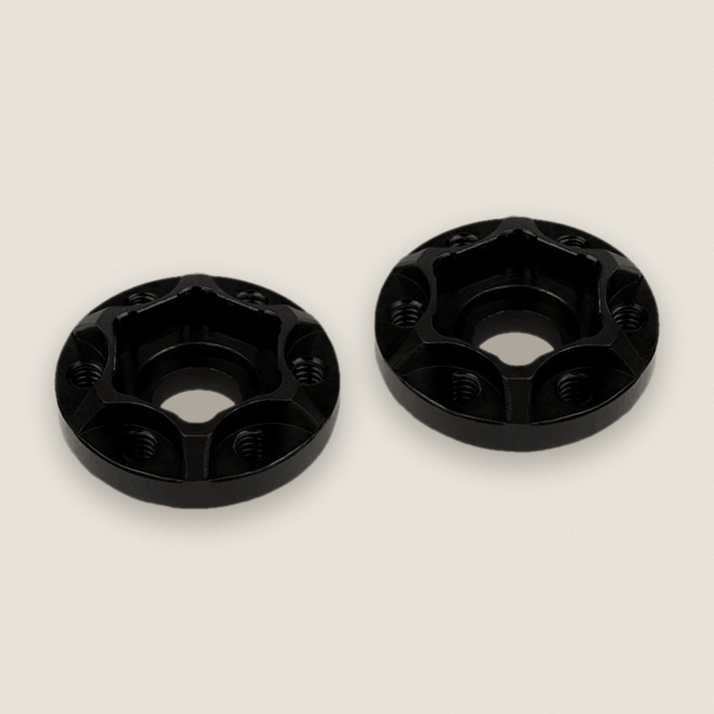 Hex Hub Set, SLW 225, Black, 2 Pieces - Vanquish Products