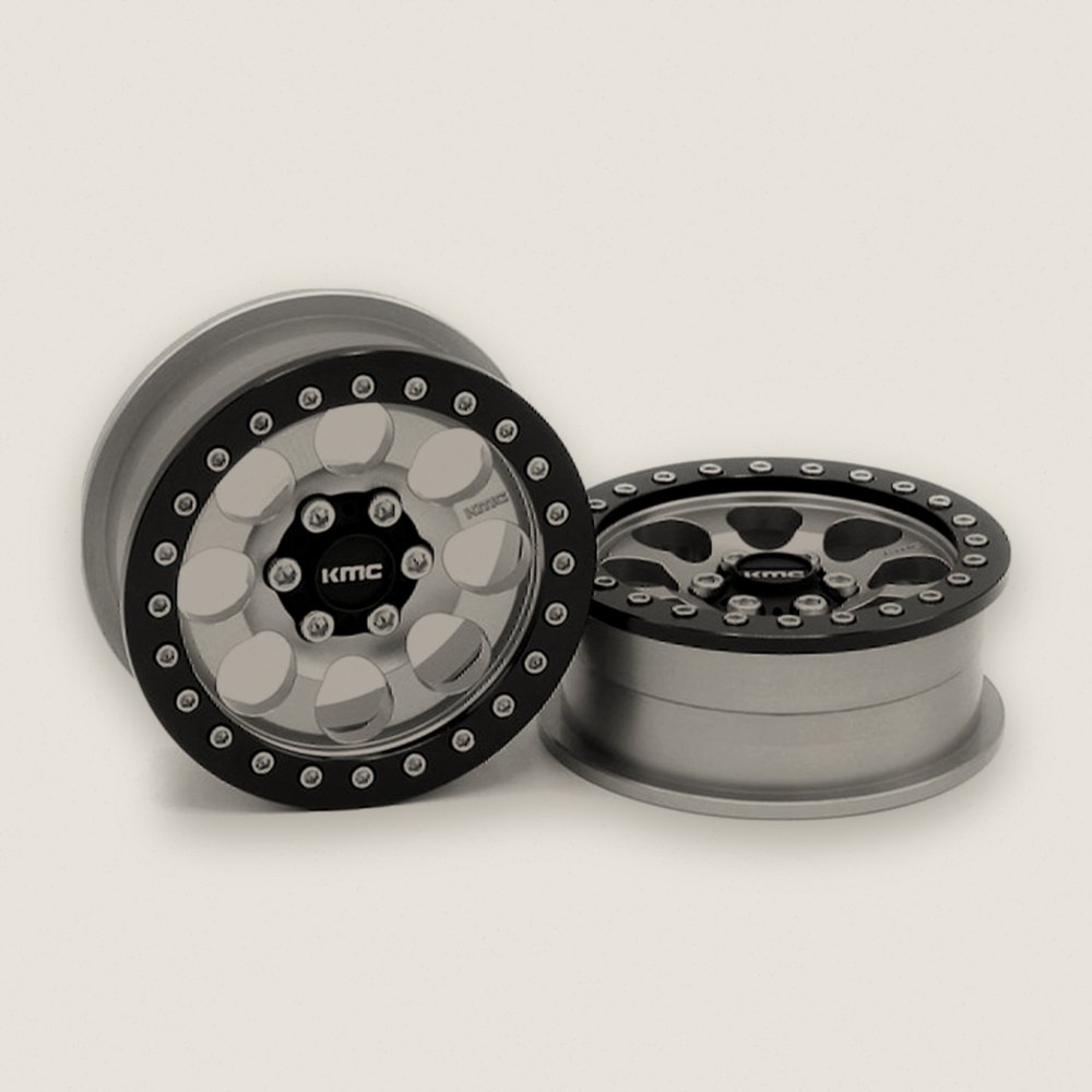 Wheel, KMC 2.2 KM237 Riot, Clear - Vanquish Products
