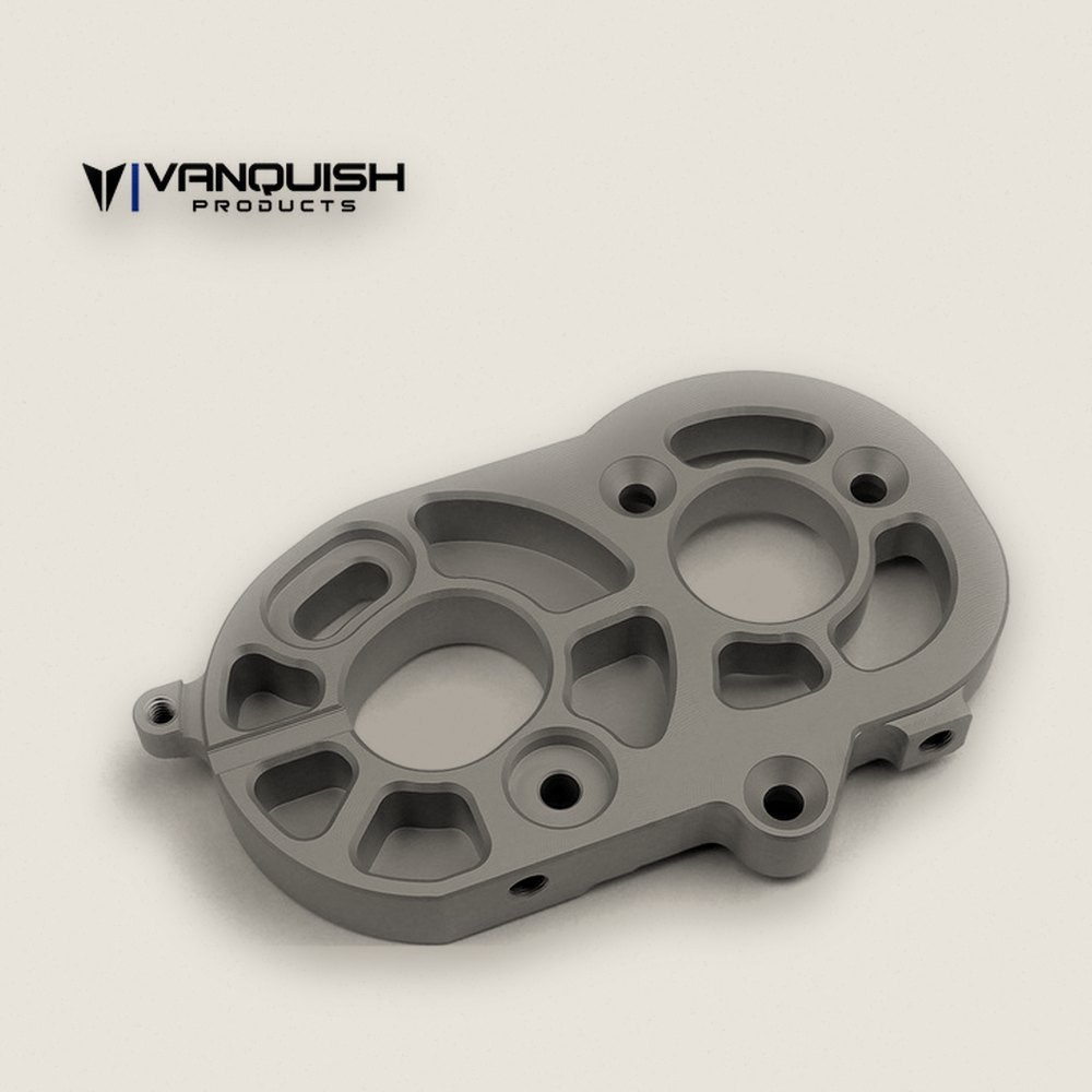 Motor Plate, SCX10-II, Clear Anodized - Vanquish Products