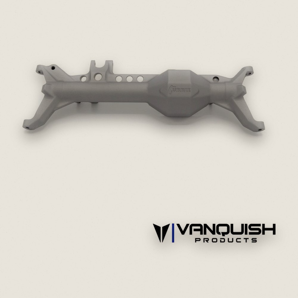 Aluminum Front Axle Housing, Clear Anodized, for Currie F10 Portal - Vanquish Products