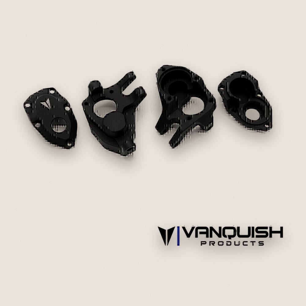 Aluminum Front Knuckles, Black Anodized, for F10 - Vanquish Products