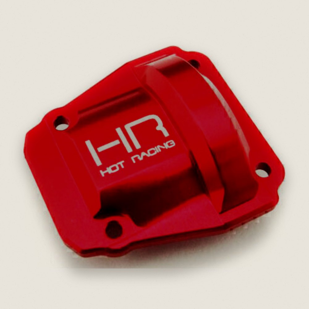 CNC 6061 Aluminum Diff Covers Red Ascender Series