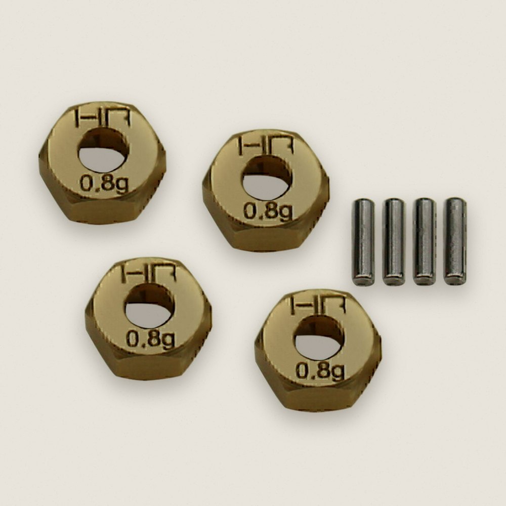 Wheel Hubs, 7mm Brass for Venture 18 - Hot Racing