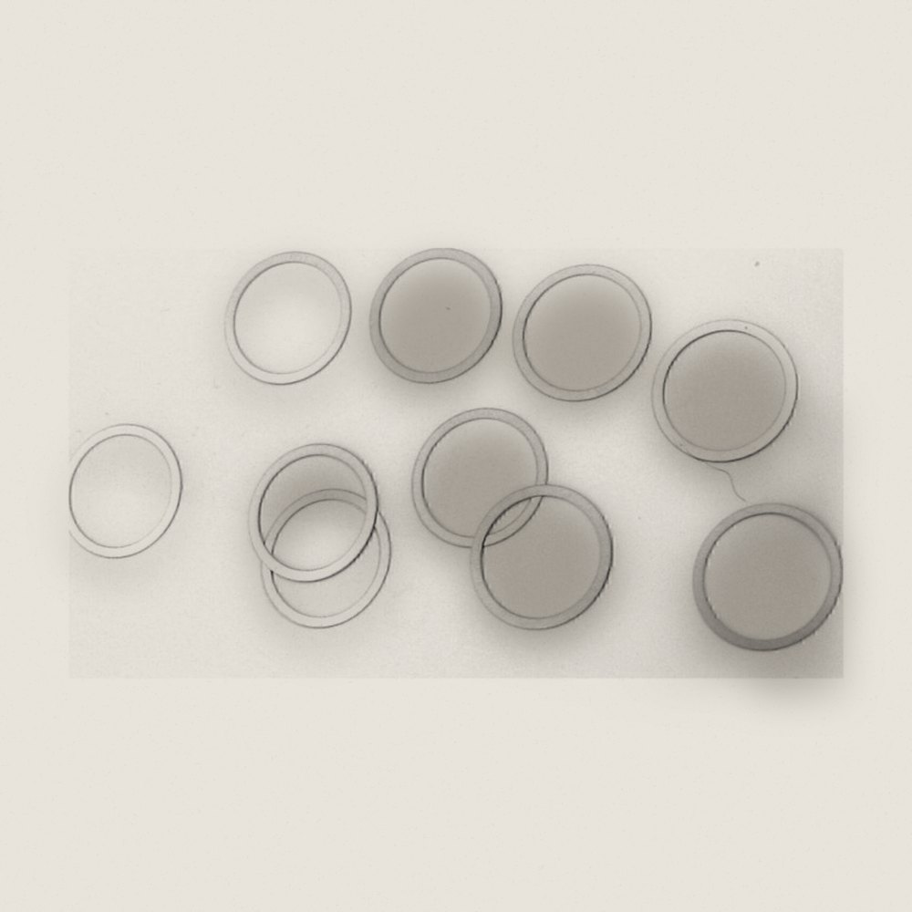 8x9x0.1mm Steel Shims (10)
