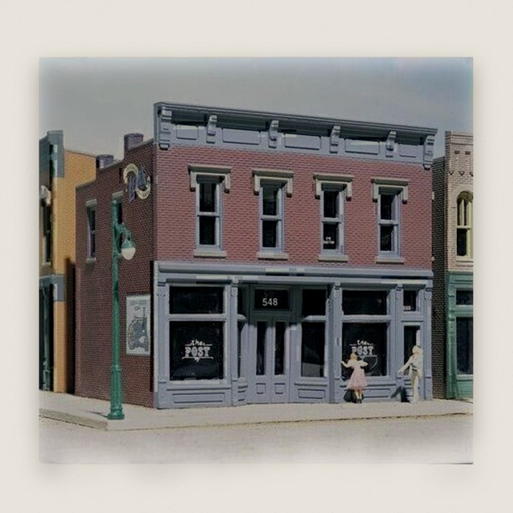 Kit, HO Scale Dpm Robert S Dry Goods - Woodland Scenics