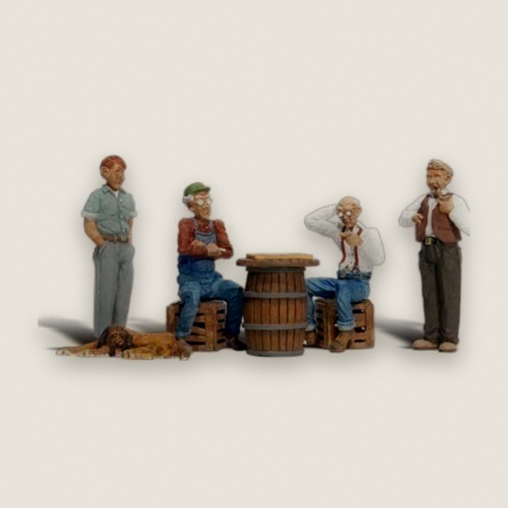 Checker Players, HO (1/87) - Woodland Scenics