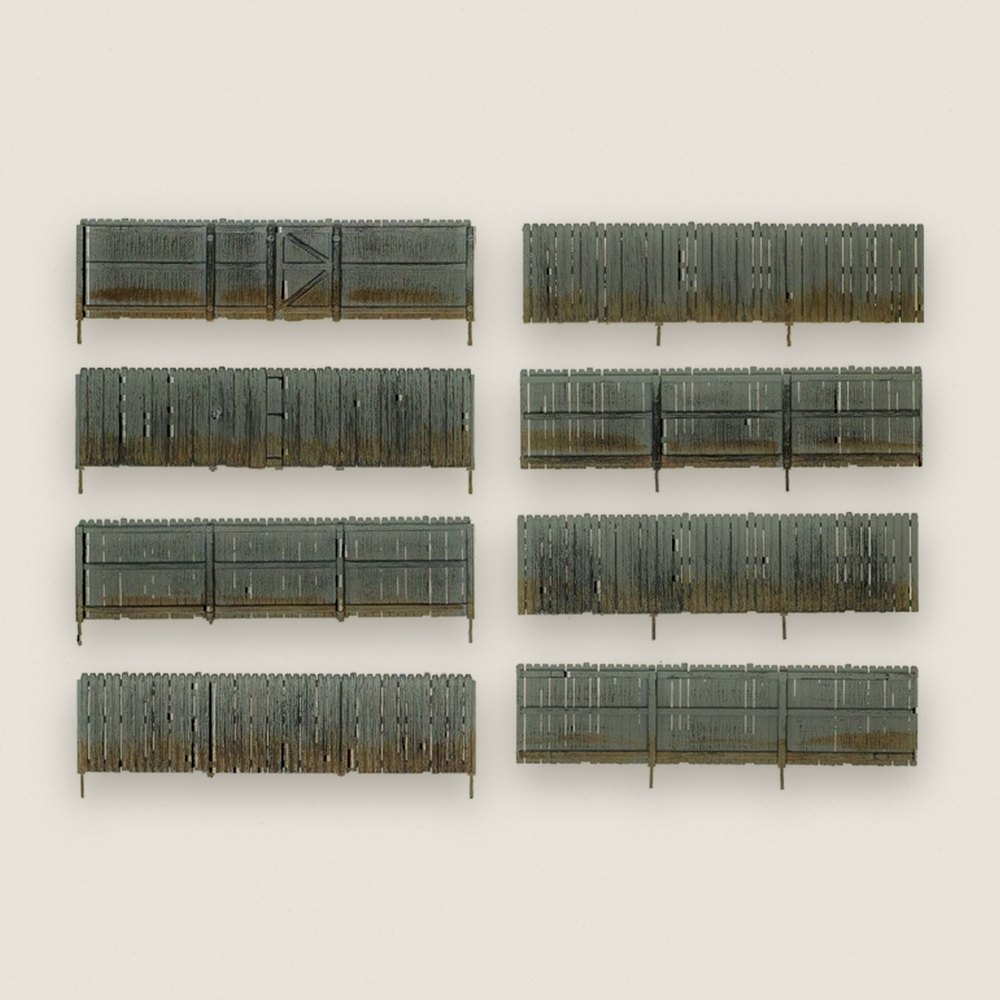 Privacy Fence, N Scale - Woodland Scenics