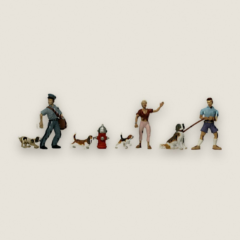 People & Pets, HO - Woodland Scenics