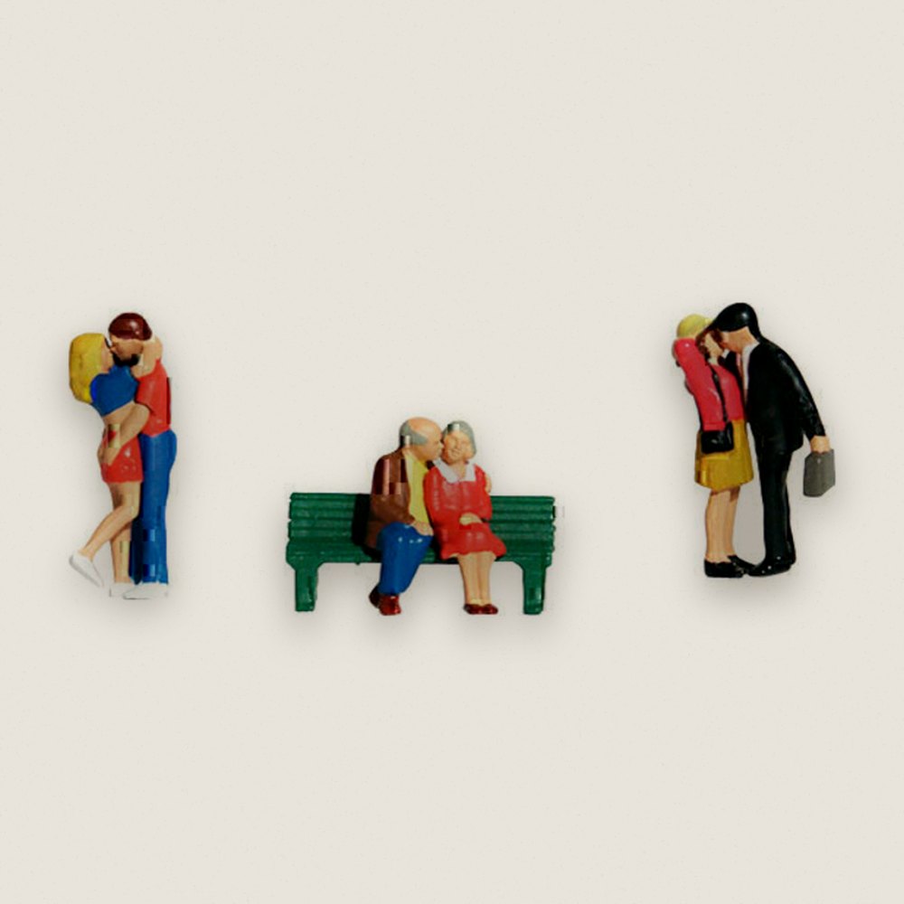 Lovers, HO - Woodland Scenics