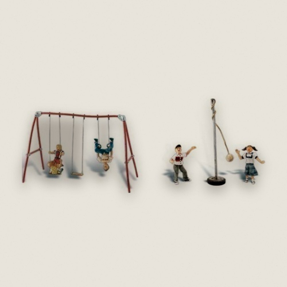 Scene Set, HO Scale: Playground Fun - Woodland Scenics