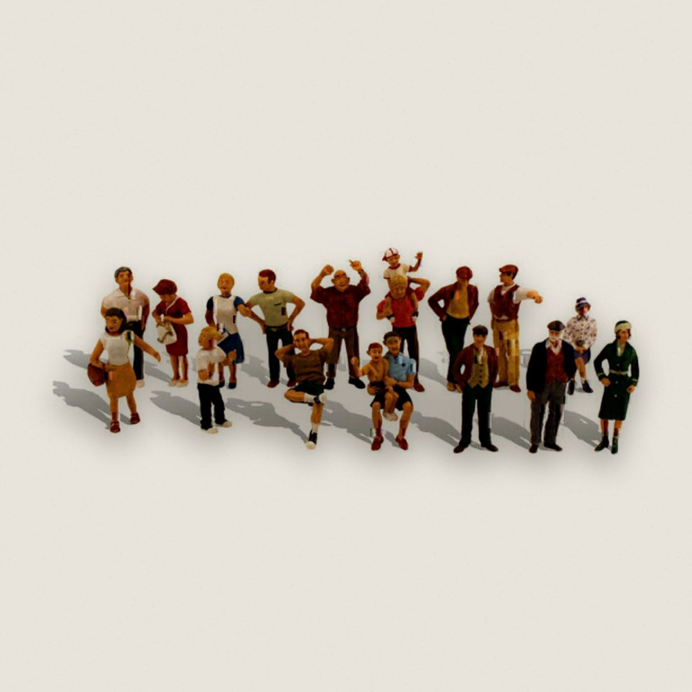 Figure Set, HO Scale: People 16 - Woodland Scenics