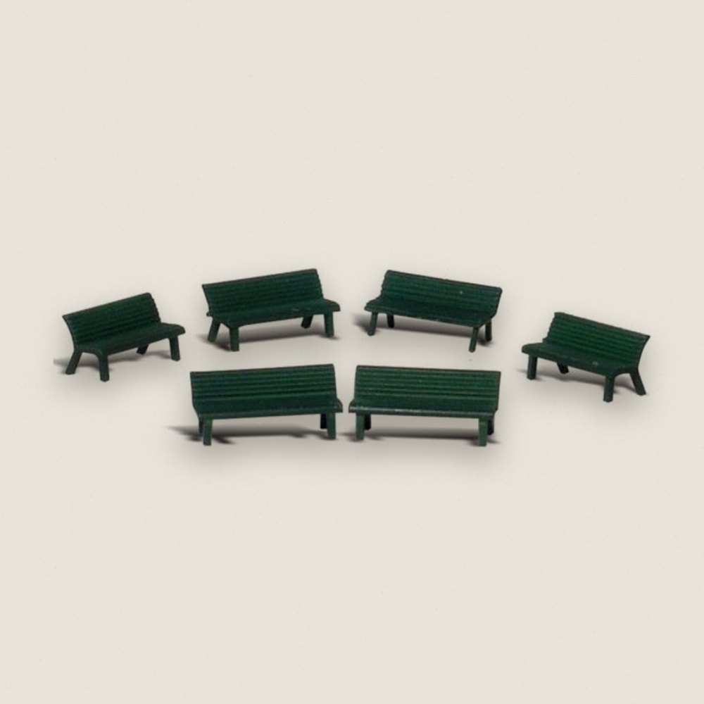Park Benches, N Scale - Woodland Scenics
