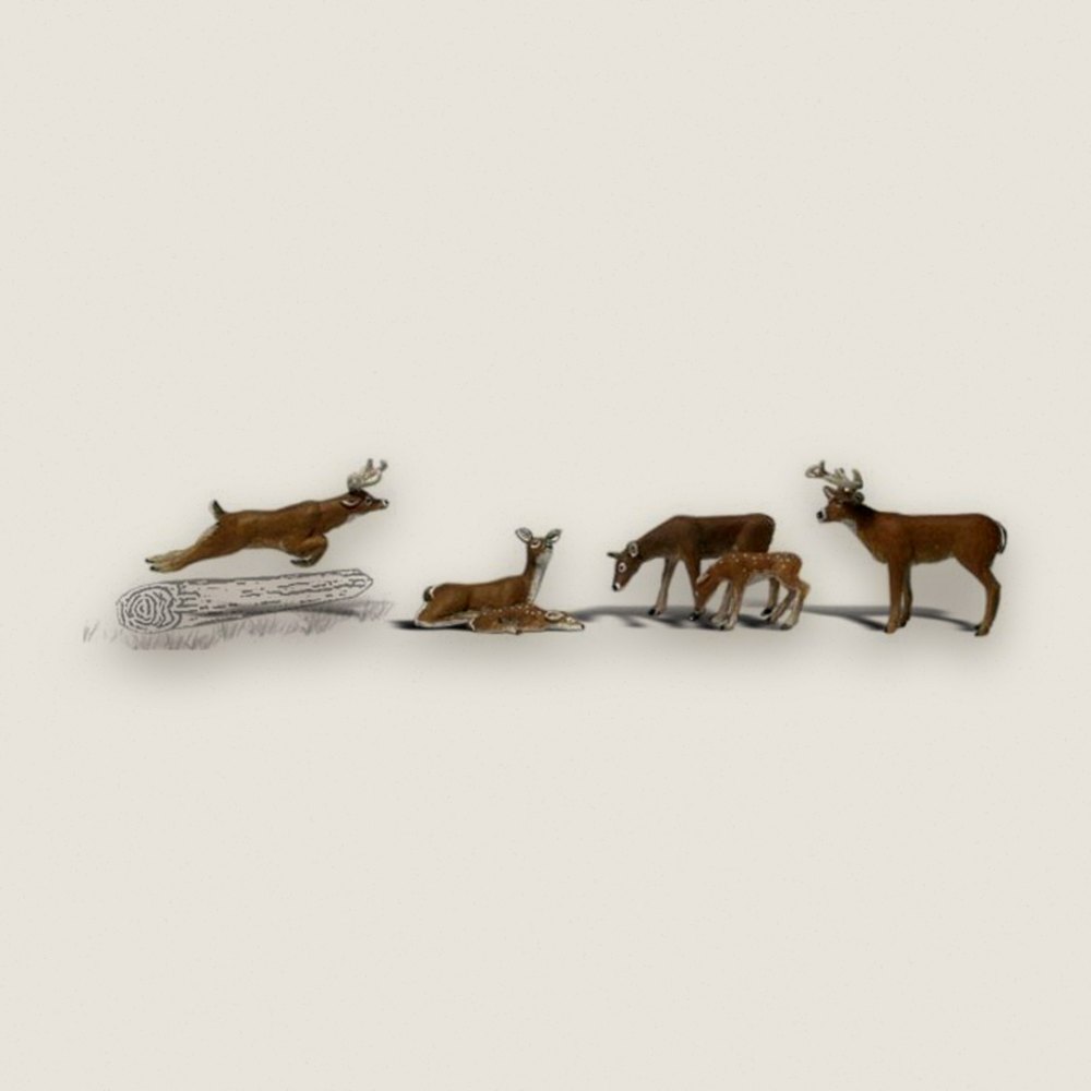 Deer, N Scale - Woodland Scenics