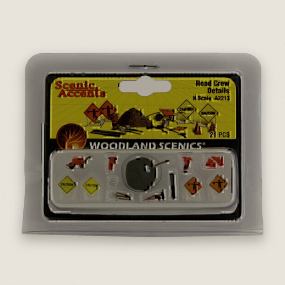 Road Crew Details, N Scale - Woodland Scenics