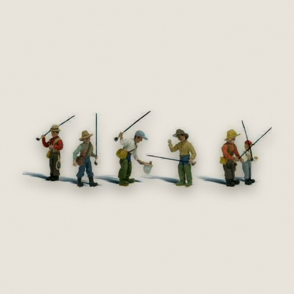 Fly Fisherman, N Scale - Woodland Scenics