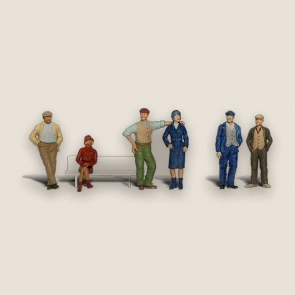 Bystanders, O Scale - Woodland Scenics