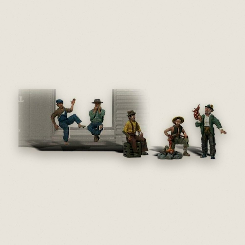 Hobos, O Scale - Woodland Scenics