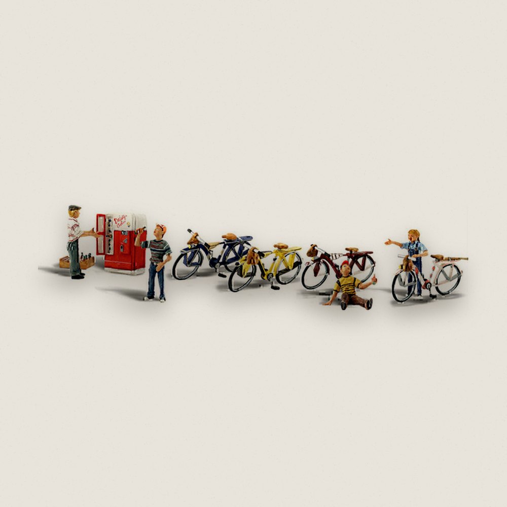 Bicycle Buddies, O Scale - Woodland Scenics