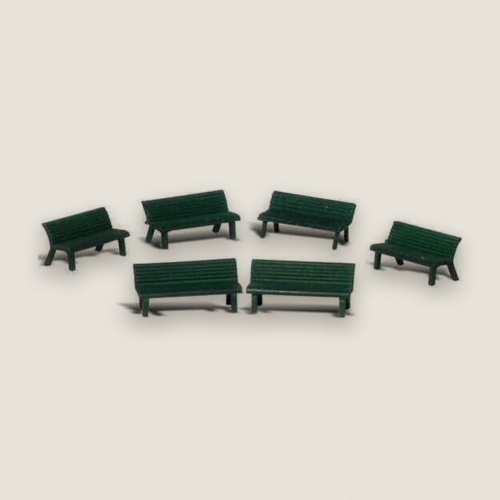 Park Benches, O Scale - Woodland Scenics