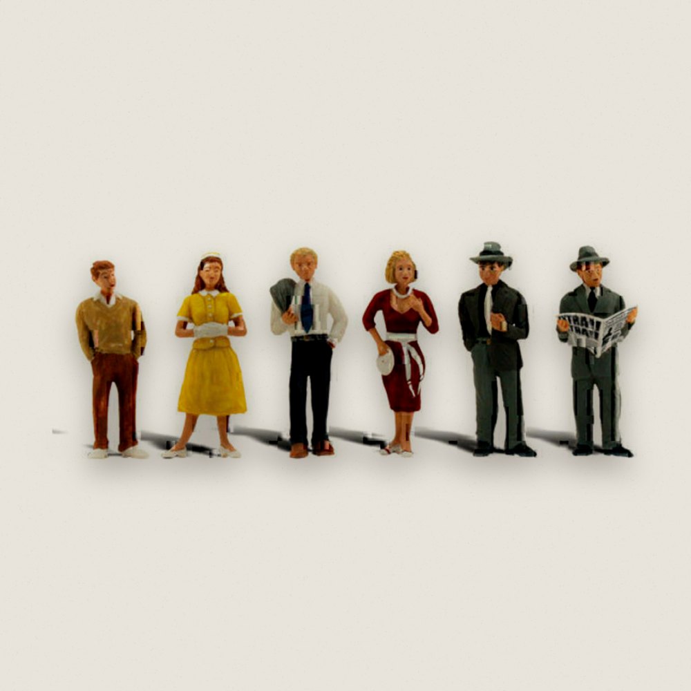 Pedestrians, O Scale - Woodland Scenics
