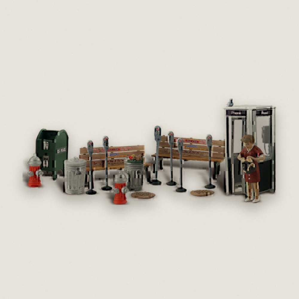 Street Accessories, O Scale - Woodland Scenics