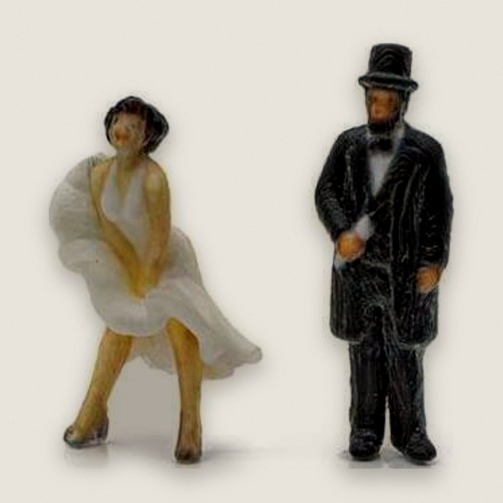 Historical Figures, 2-Pack, O Scale - Woodland Scenics
