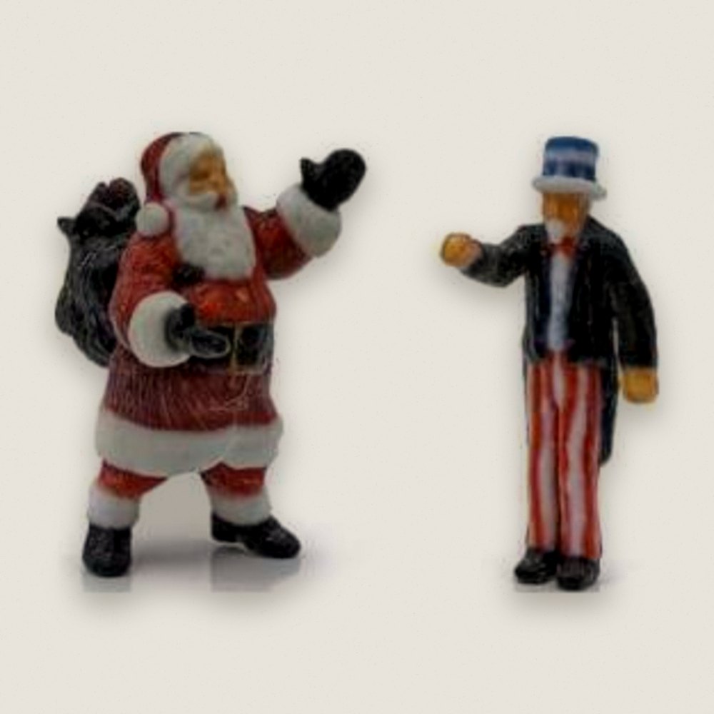 Holiday Figures, 2-Pack, O Scale - Woodland Scenics