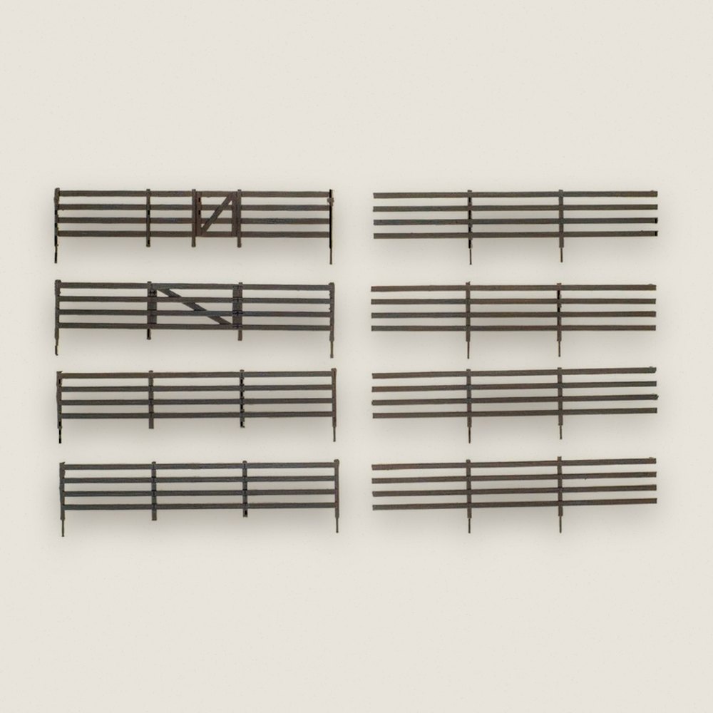 Rail Fence, N Scale - Woodland Scenics