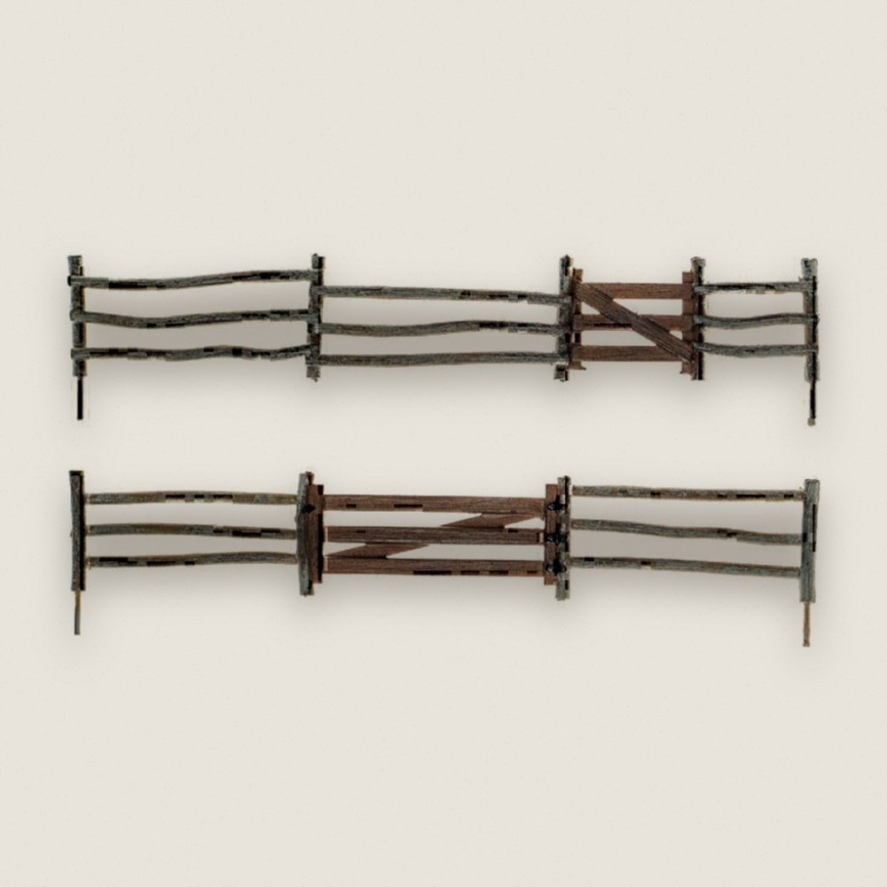 Log Fence, O Scale - Woodland Scenics